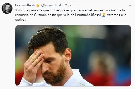 Los memes por el error al nombrar a Messi.