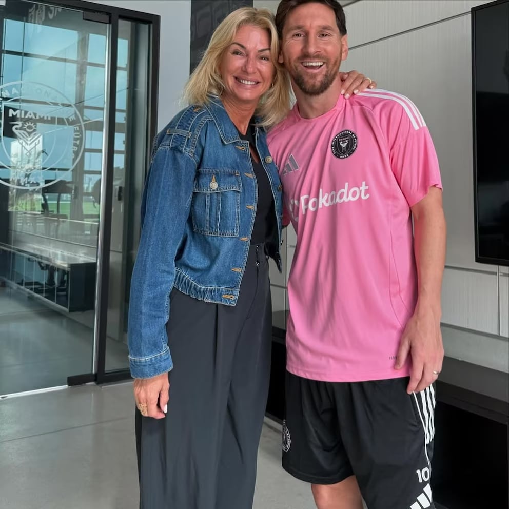 Las fotos de Yanina Latorre junto a Messi.