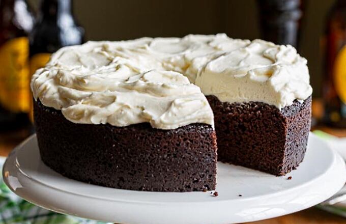 Torta de cerveza negra