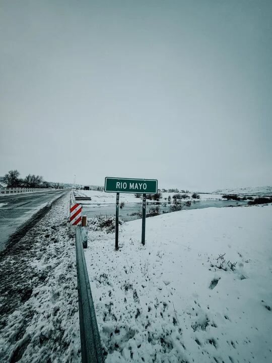 El frío invadió Chubut.