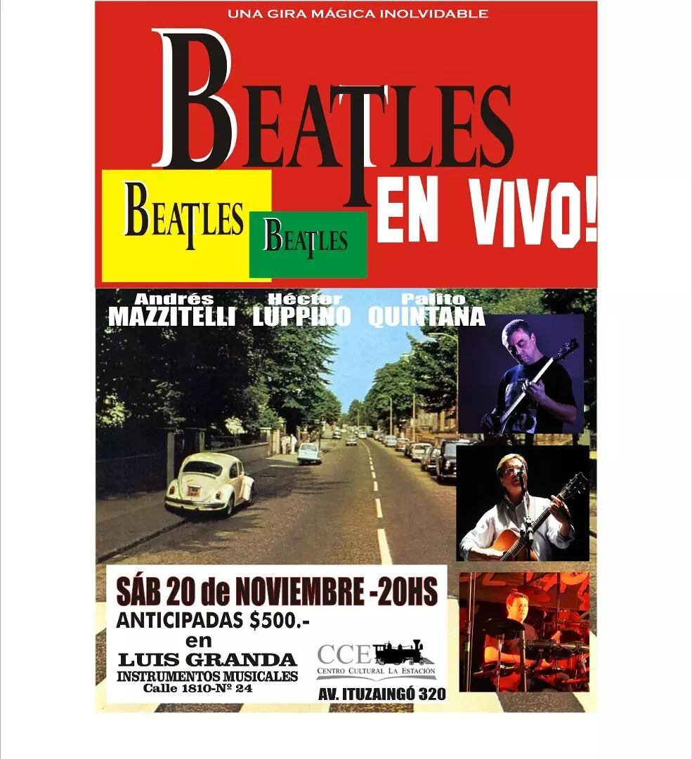 "Beatles en vivo" en el Centro Cultural La Estación