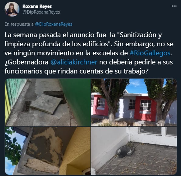 Reyes dijo que es "insólito" se anuncie un plan de mantenimiento escolar 2021 cuando durante el 2020 las escuelas estuvieron cerradas.