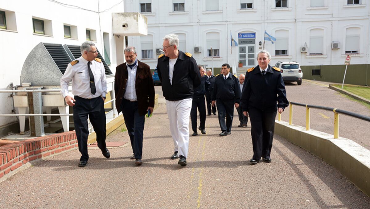 Puerto Belgrano: el Presidente de IOSFA recorrió el Hospital Naval