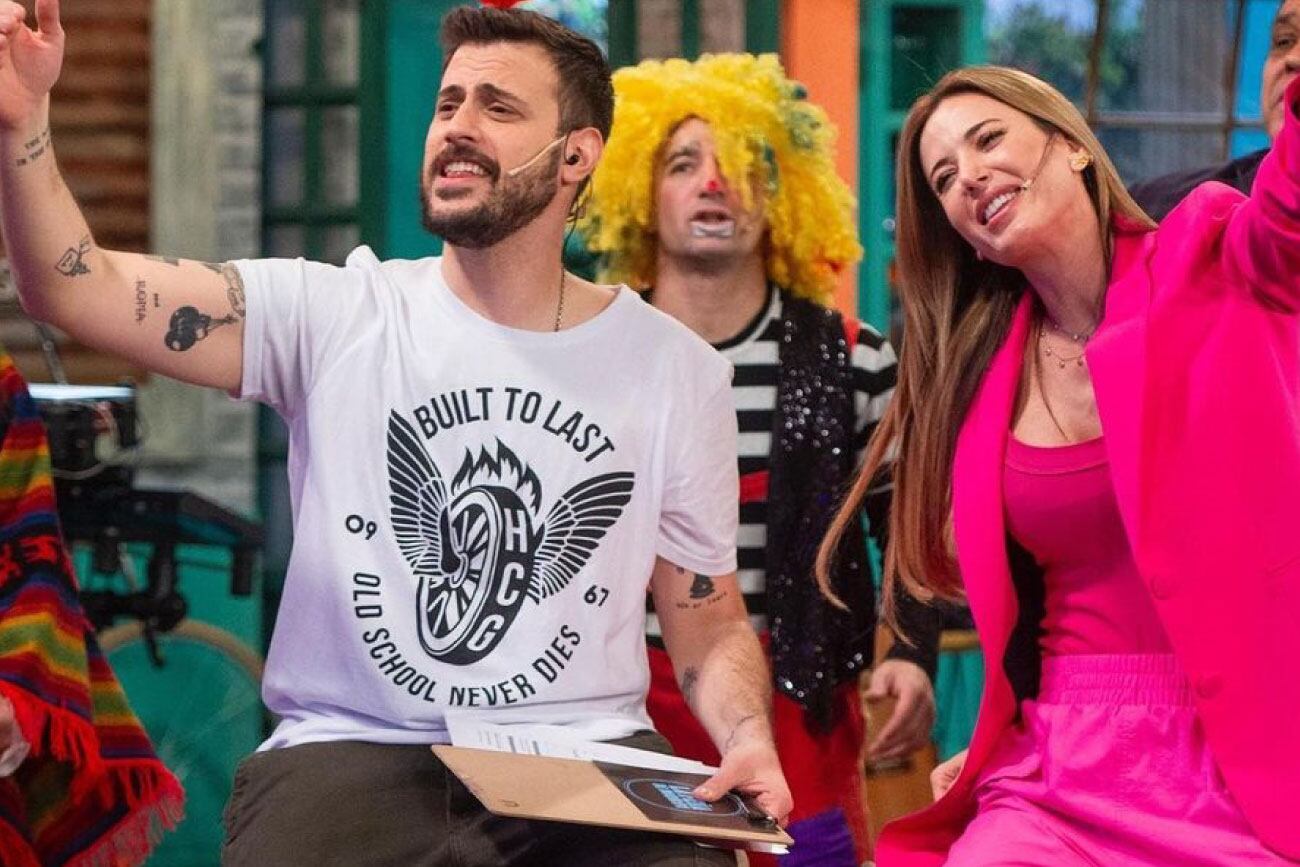 Diego Leuco y Jesica Cirio en "La peña de morfi"