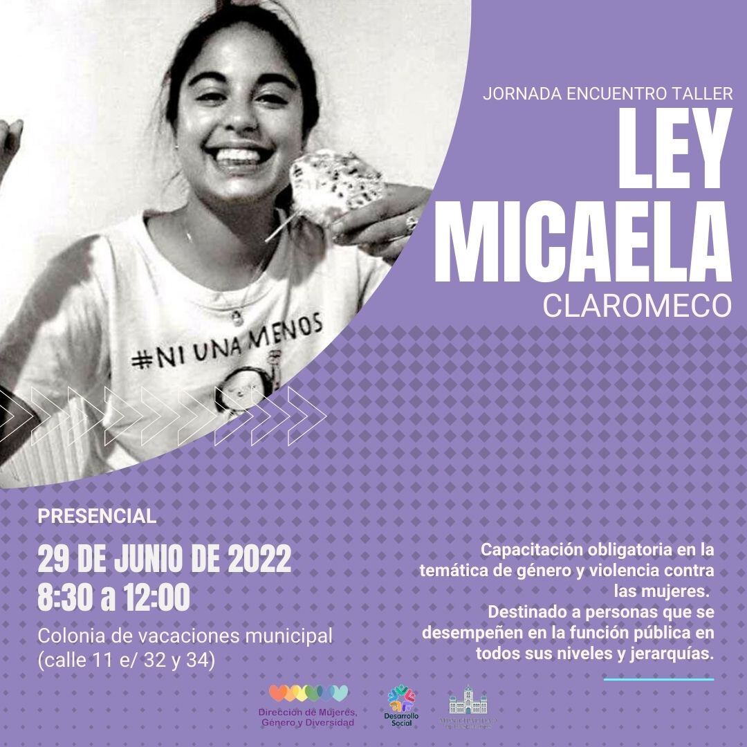 Taller de Ley Micaela en Claromecó