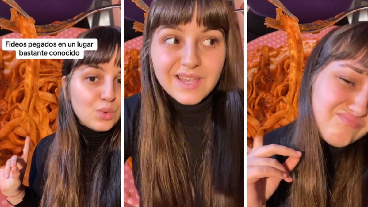 Fueron a comer a un reconocido restaurante, les dieron fideos pegados y la “solución” las dejó desconcertadas