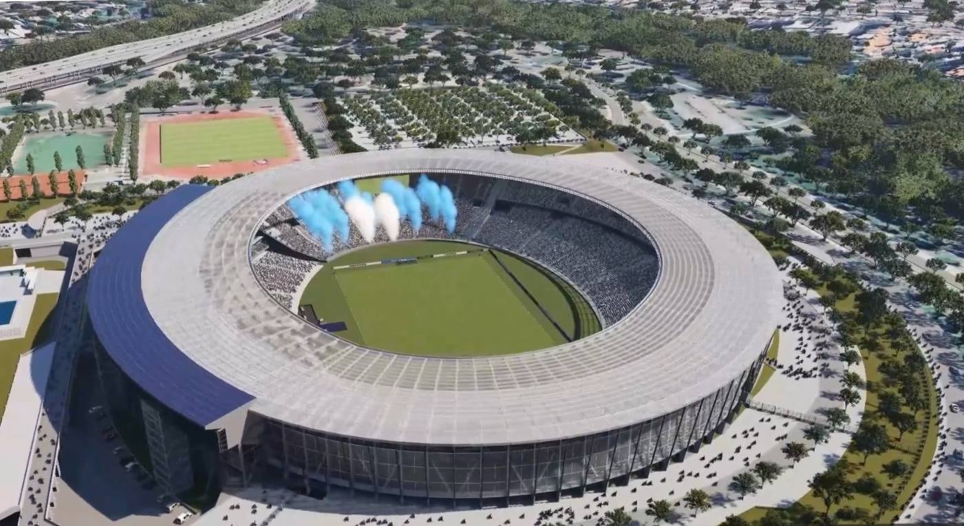 Video: así quedará el estadio Mario Alberto Kempes remodelado.