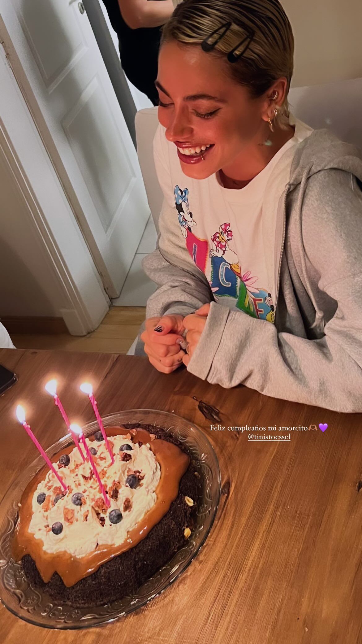 La torta de cumpleaños de Tini Stoessel