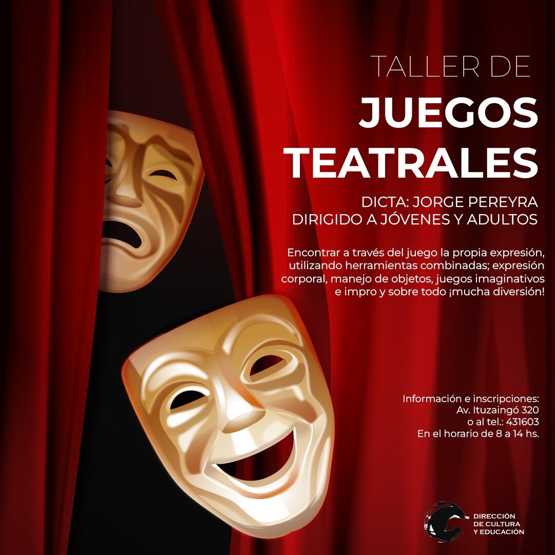 Abierta las inscripciones para el Taller de Juegos Teatrales