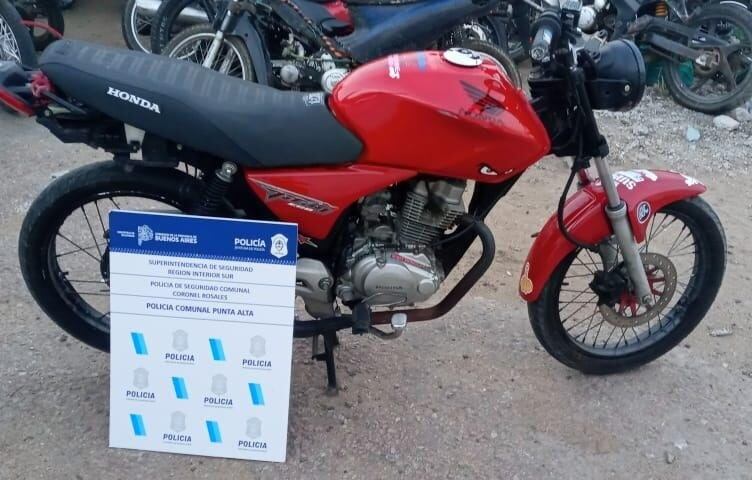 Fue detenido por circular en una moto robada