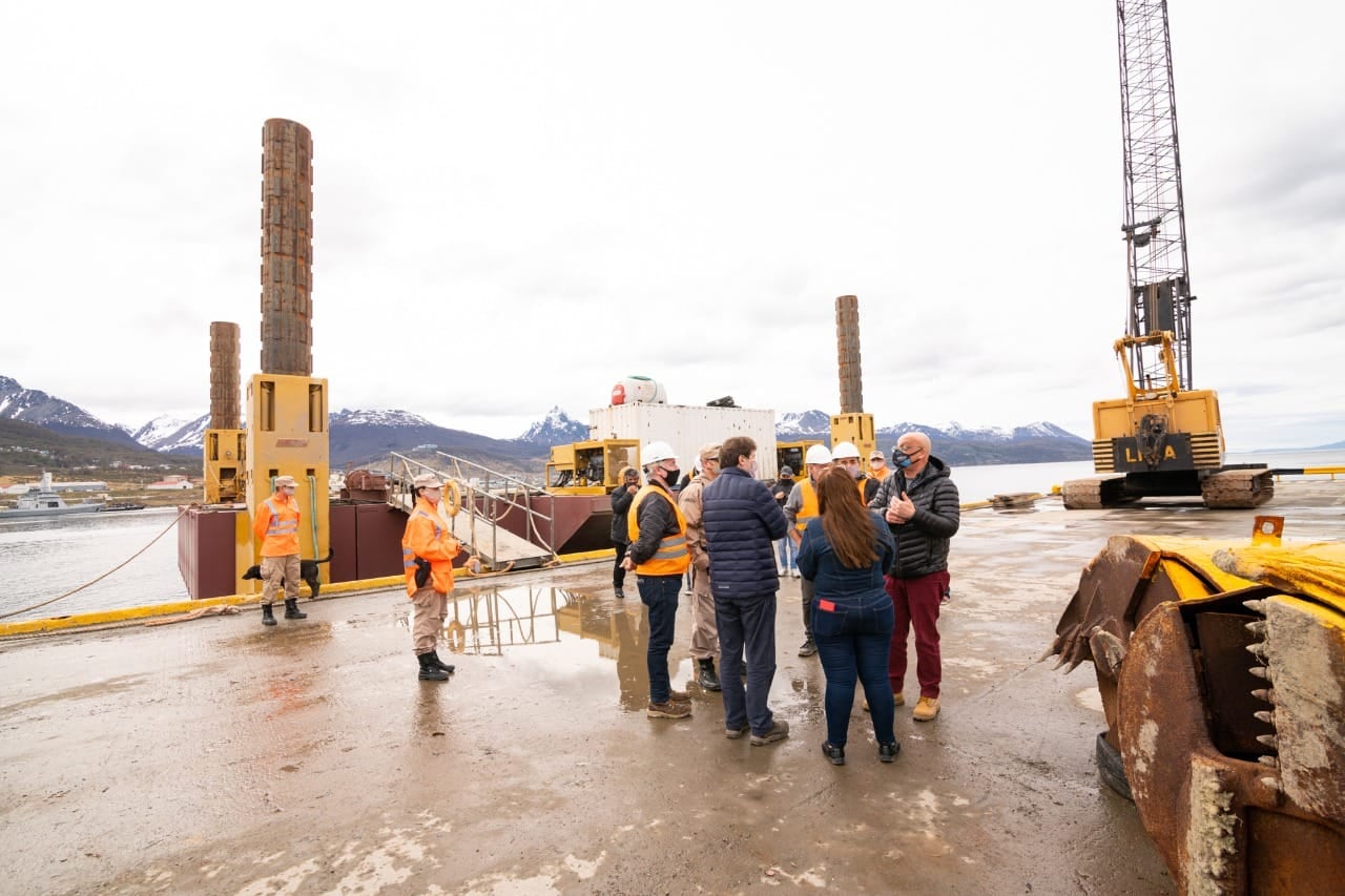 Obras en el Puerto de Ushuaia