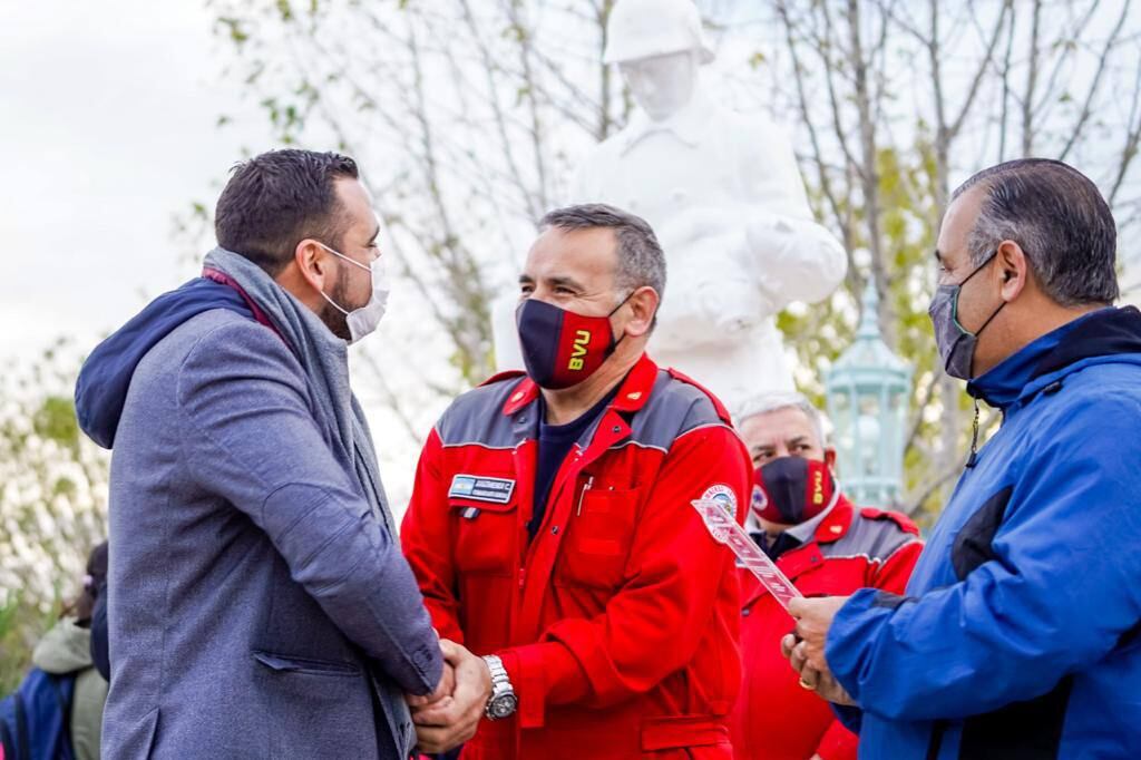 Los Bomberos también agradecieron la preocupación y el acompañamiento del intendente para con la institución.