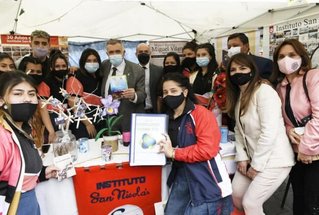 Jaldo participó en la Expo estudiantil de Banda del Río Salí.