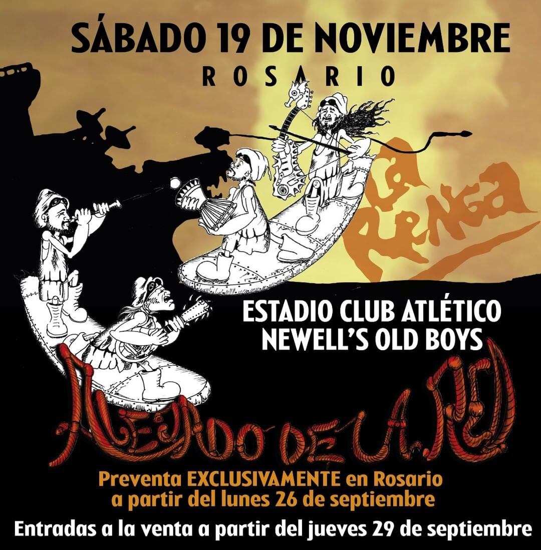 La banda anunció la preventa a menos de tres meses del show.