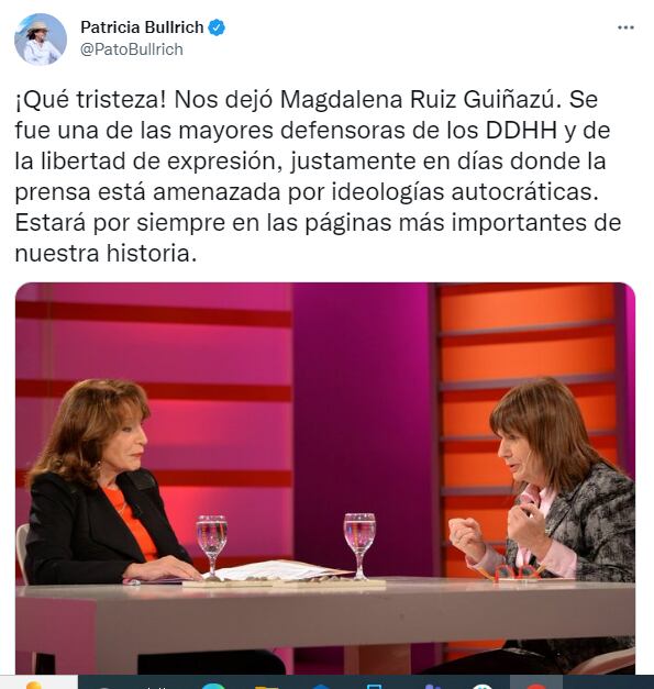 Los mensajes de algunos políticos tras la muerte de la periodista.