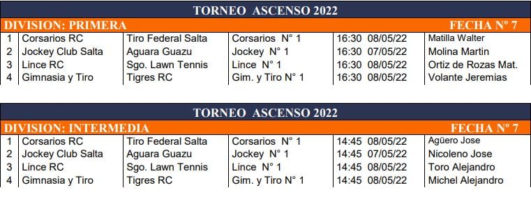 Torneo de Ascenso.