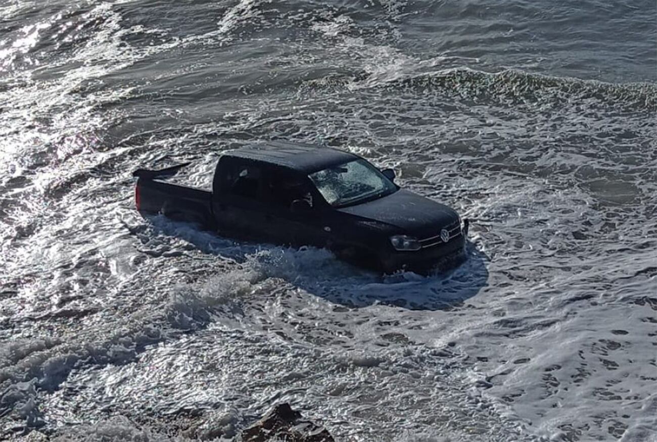 La camioneta fue localizada en Miramar (AN Digital).