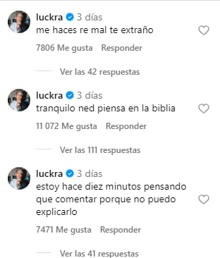 Los comentarios de Luck Ra en el video de La Joaqui