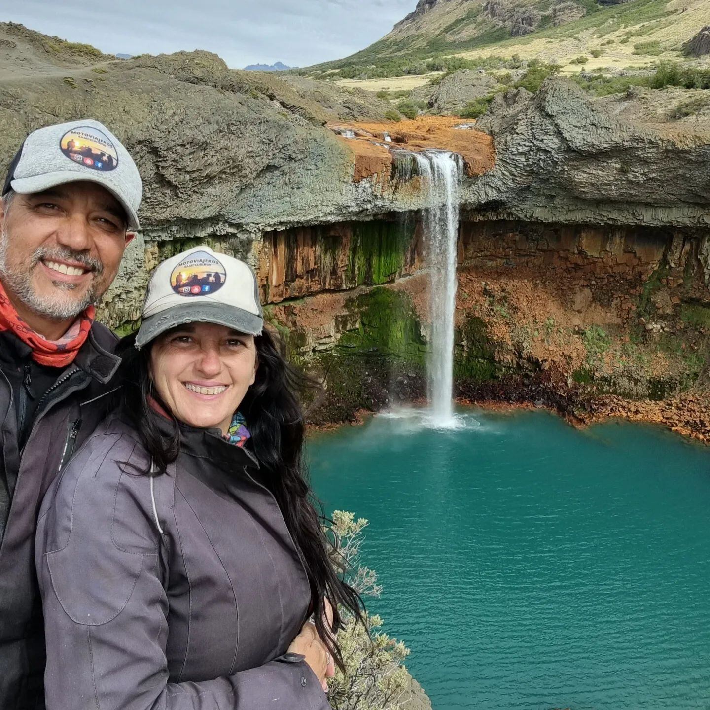 Visitaron Salto del Agrio, Neuquén.