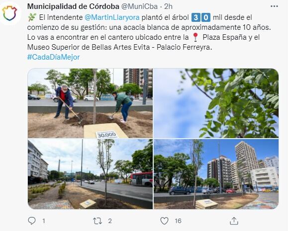 La Municipalidad y el intendente Martín Llaryora, con mucha actividad en enero.