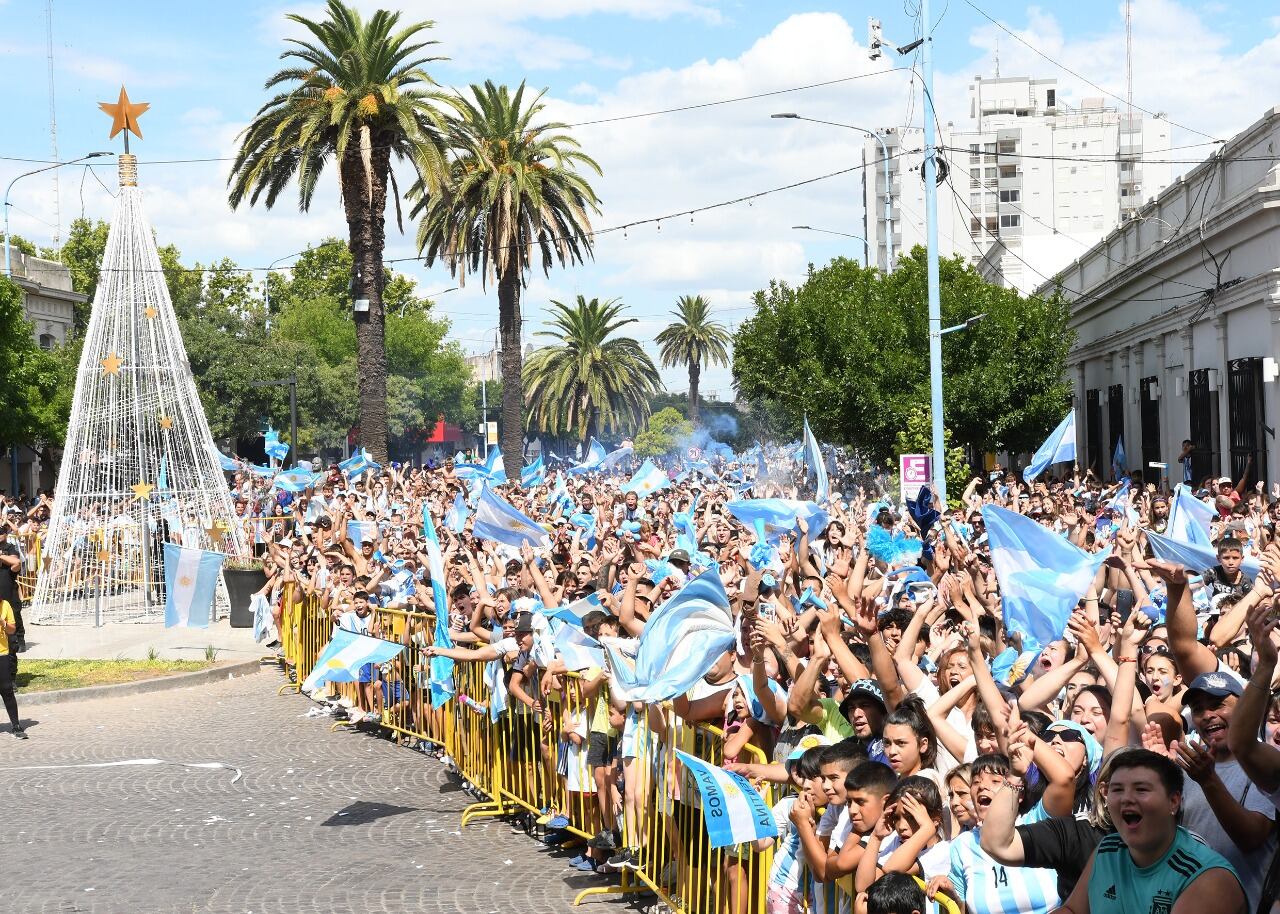 Rafaela gritó bien fuerte Argentina campeón!!!