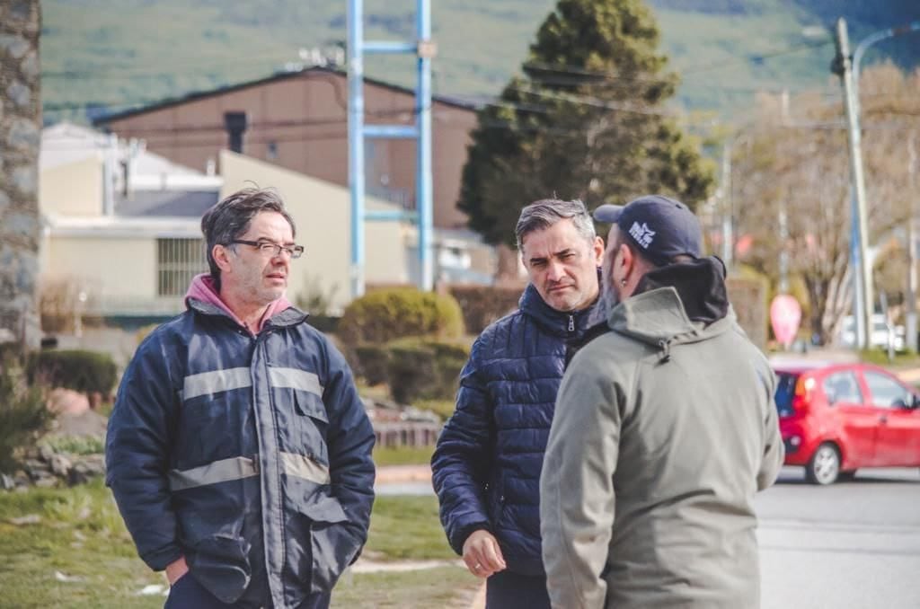 El subsecretario de Medio Ambiente Sergio Baiocchi, estuvo presente acompañando a los trabajadores.