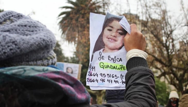 Marcha por Guadalupe Lucero. Foto: Web