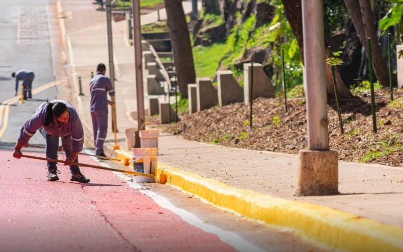 Obras en Posadas para la revalorización del Cerro Pelón.