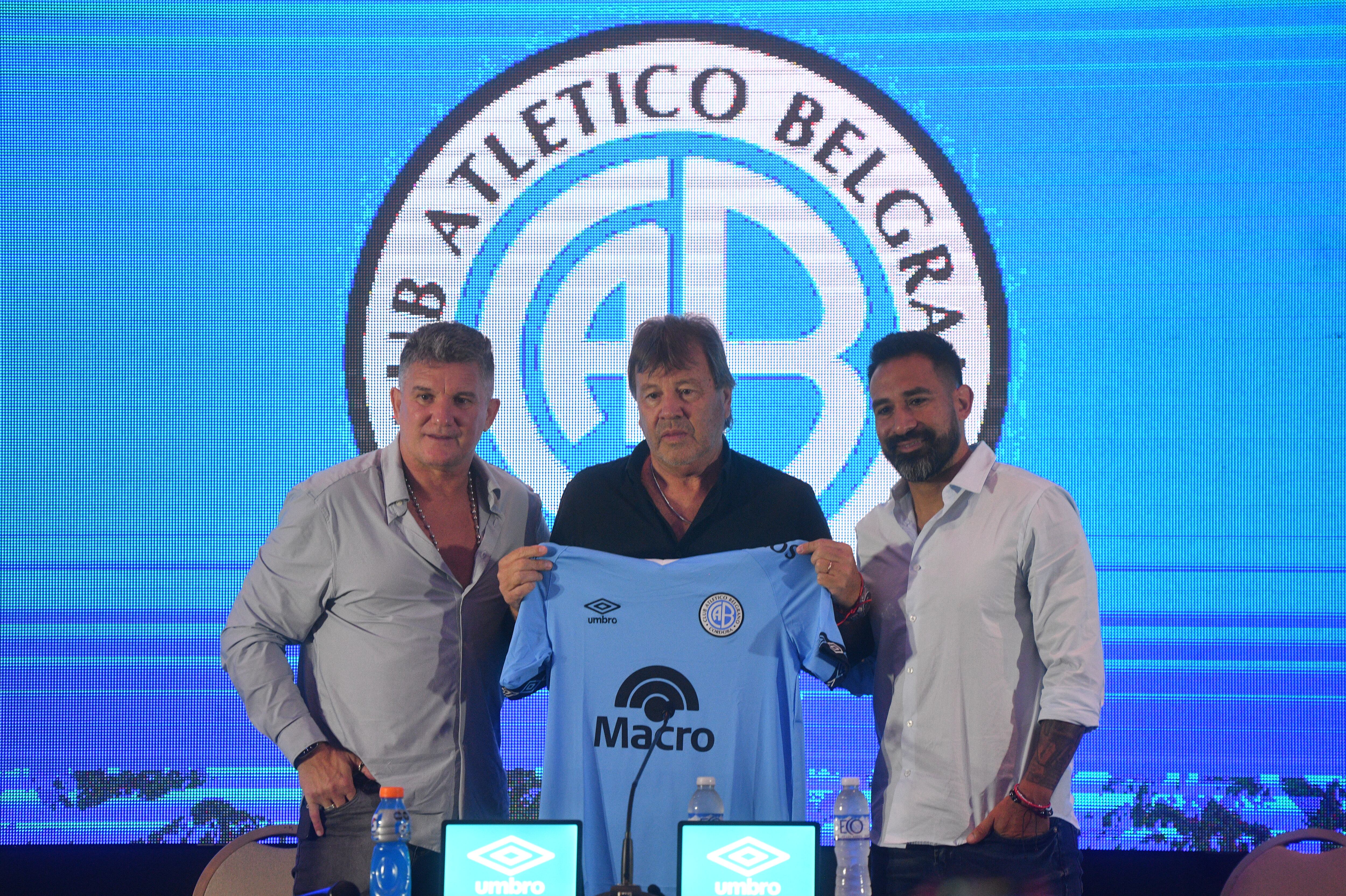 Ricardo Zielinski presentado como nuevo DT de Belgrano. (Pedro Castillo / La Voz)