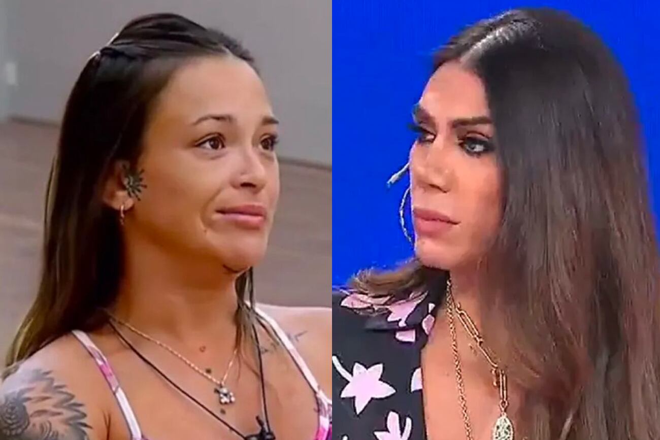 Flor de la V repudió la inacción de Telefe ante la broma de Agostina sobre el atentado de la Amia. (Fotos: Captura de pantalla)