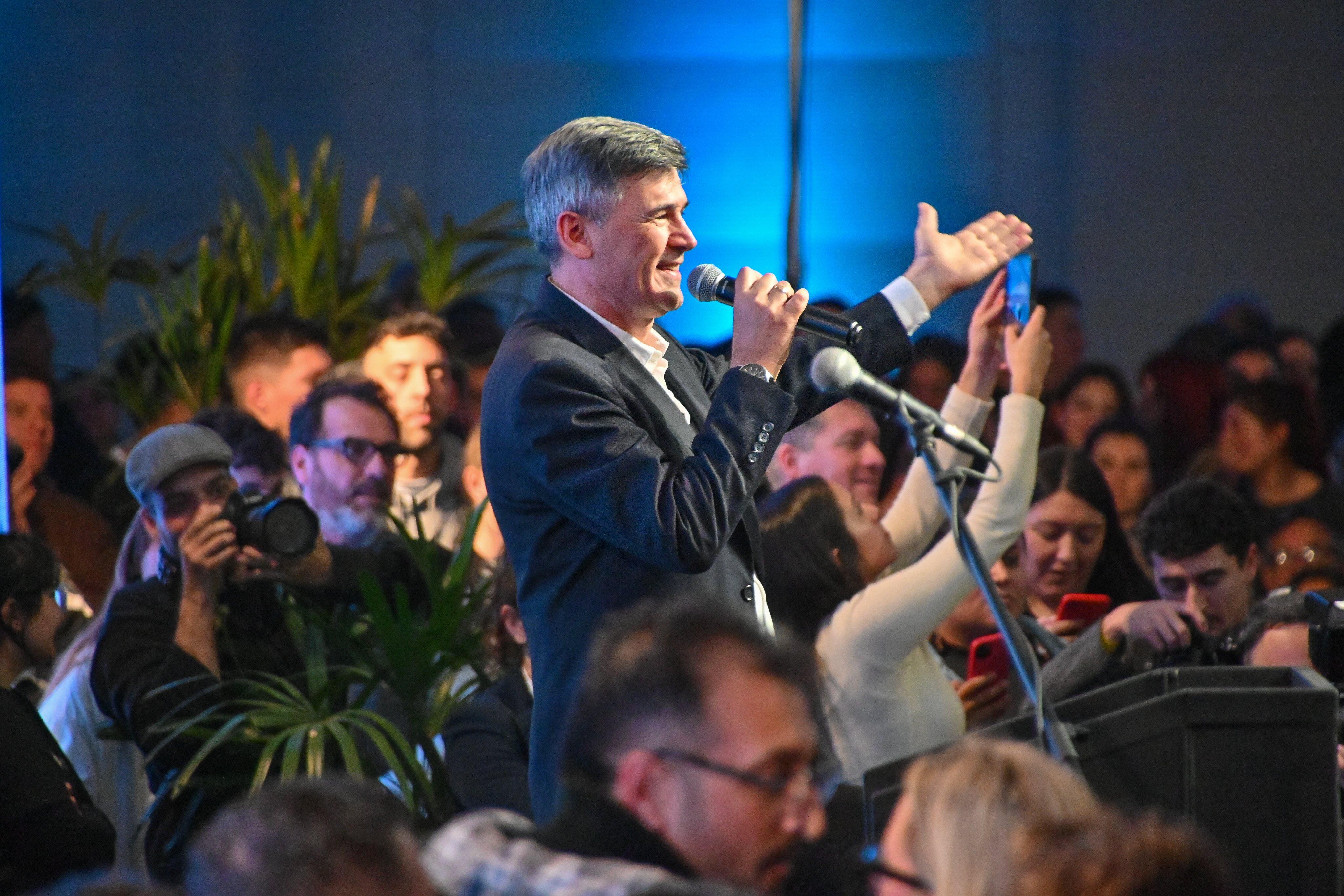 Daniel Passerini presentó oficialmente su candidatura a intendente de la ciudad de Córdoba. (Gentileza Hacemos Unidos por Córdoba)