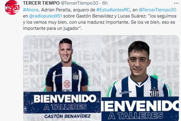 Adrián Peralta destacó el momento de ex Estudiantes de Río Cuarto, por ejemplo en Talleres.