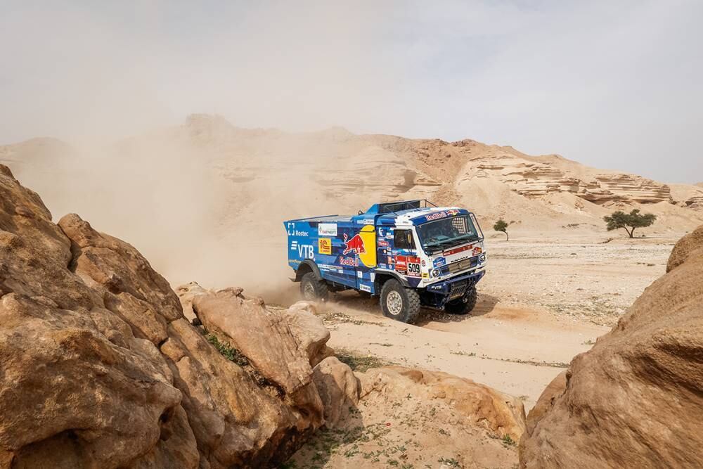 Kamaz, rumbo a otro triunfo en la odisea del deporte motor.