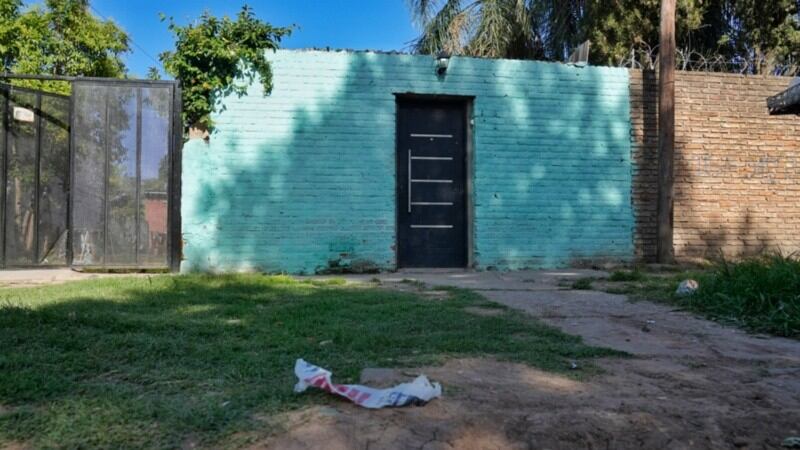 La casa en que vivía Candela y donde la fueron a buscar para matarla.