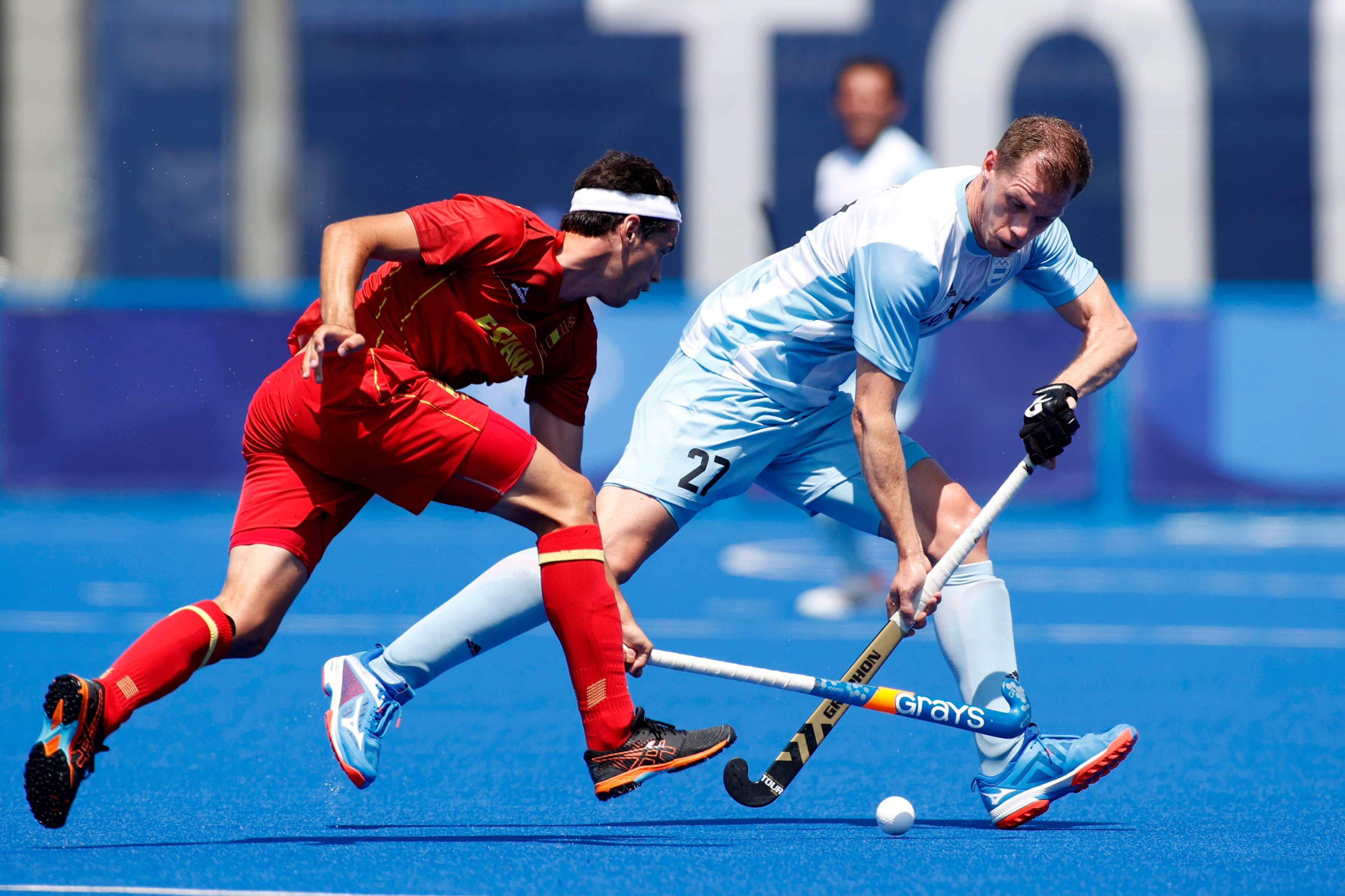 Los Leones y España empataron 1-1 en el inicio de la participación de ambos en la Zona A del hockey masculino de Tokio 2020. (Foto: AP)