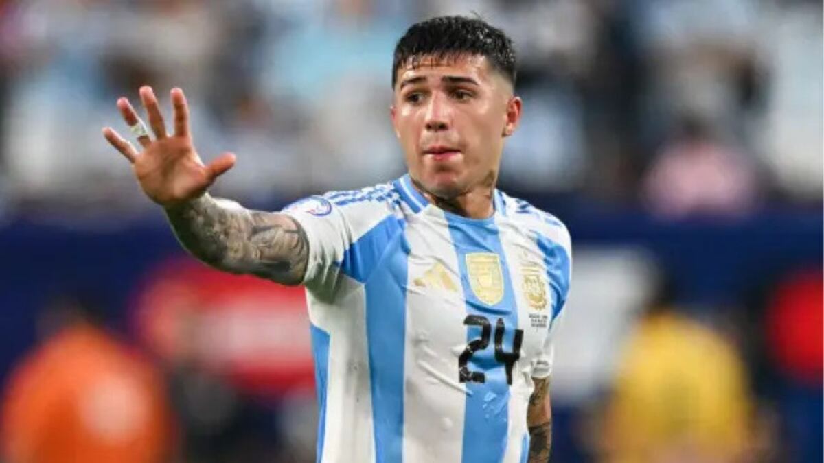 ¡Otra polémica! Enzo Fernández fue visto con una famosa argentina tras ganar la Copa América 2024