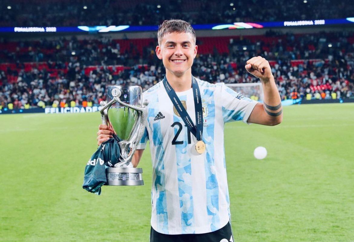 Paulo Dybala llegó justo a tiempo para la Copa del Mundo.(AFA)