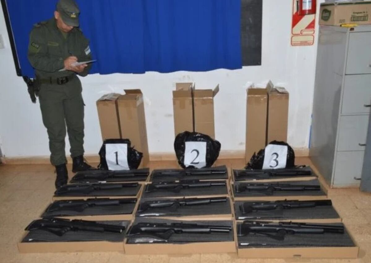 Partió desde Puerto Iguazú un cargamento de aires comprimidos que fueron incautados por Gendarmería Nacional