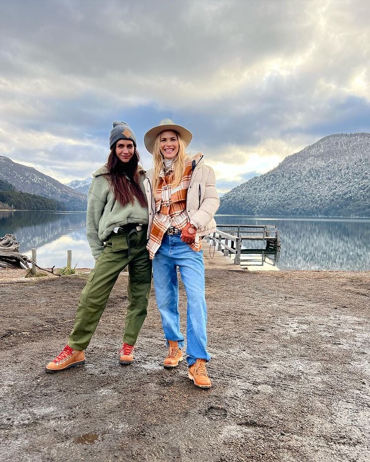 Zaira Nara y Pia Slapka desde la patagonia.