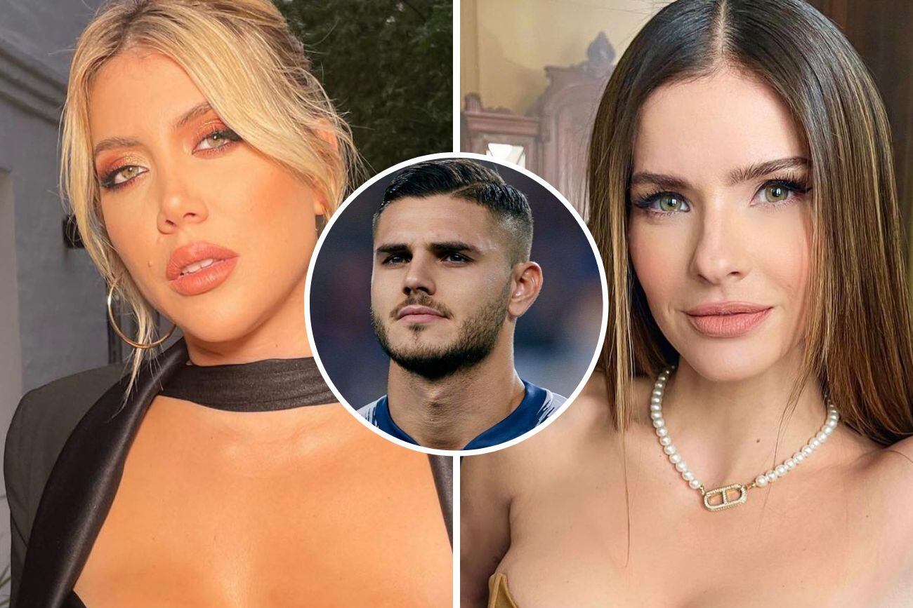 Wanda Nara, la China Suárez y Mauro Icardi, el triángulo amoroso. 