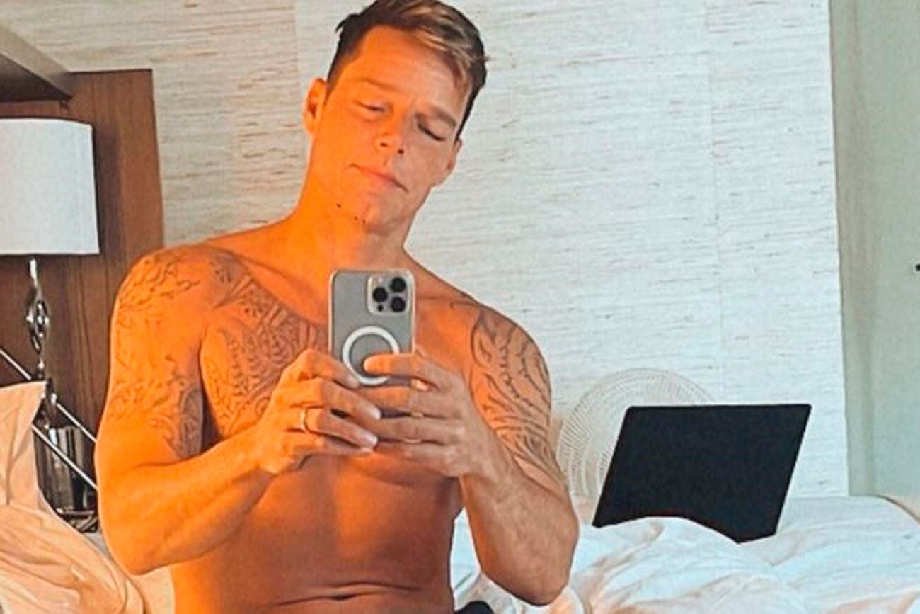 Ricky Martin, muy provocador en sus redes sociales (Instagram).