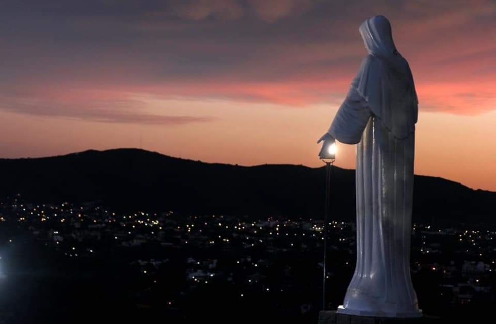 Virgen Blanca, un mirador único muy cerca del centro de Carlos Paz