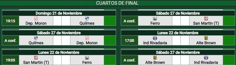 Los próximos partidos de la Primera Nacional por el segundo ascenso a la Liga Profesional.