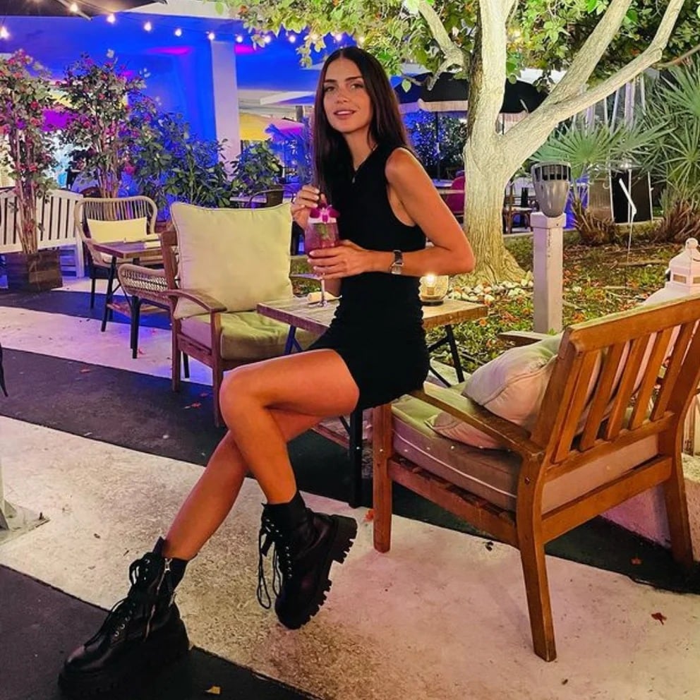 El look nocturno de Zaira Nara