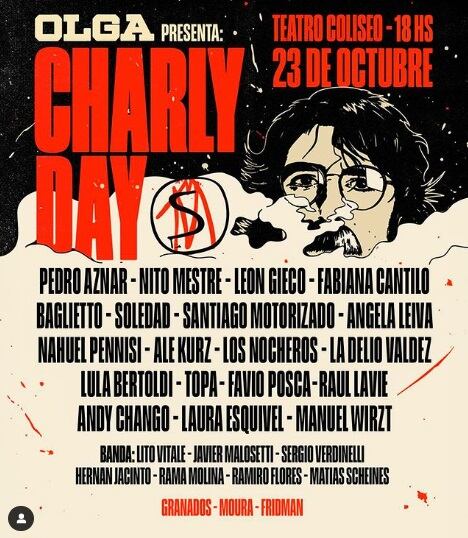 Charly Day, organizado por OLGA