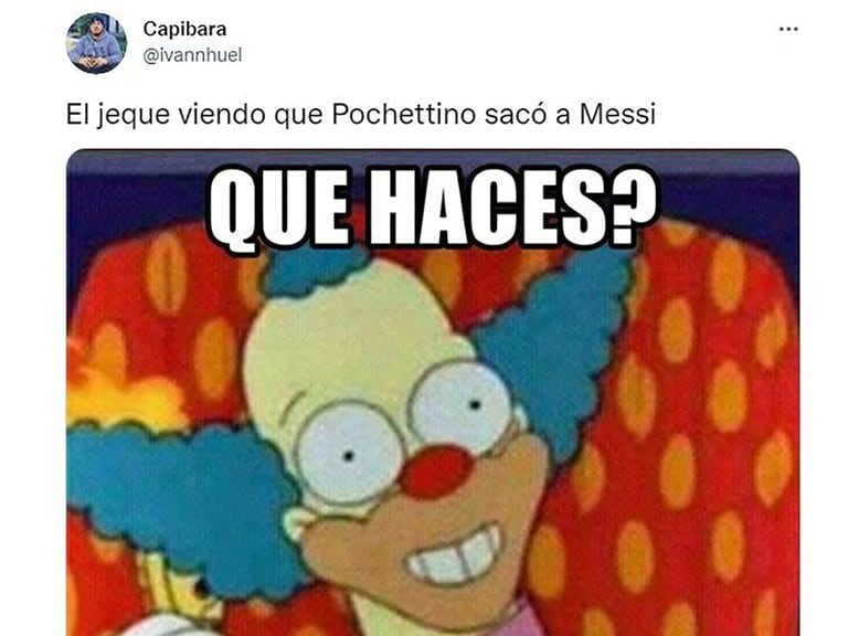 Los mejores memes tras el cambio de Messi en el PSG.