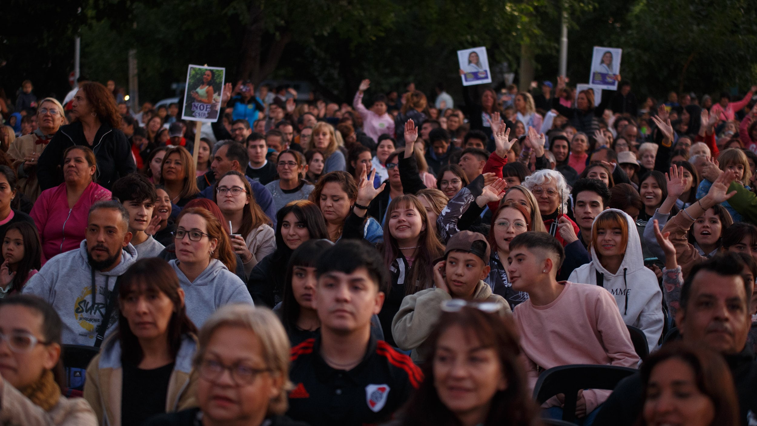 Vendimia de capital: Con vino, con vos". El público eligió a su nueva representante Liliana Volpe.