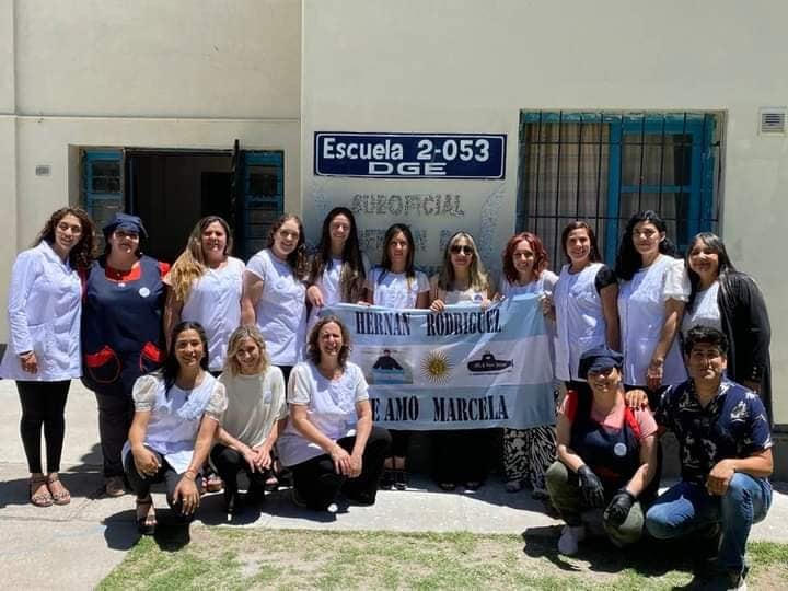 Se llevó a cabo la imposición del nombre  Hernán Rodríguez a la escuela 2-053 de Villa Atuel, distrito de San Rafael.