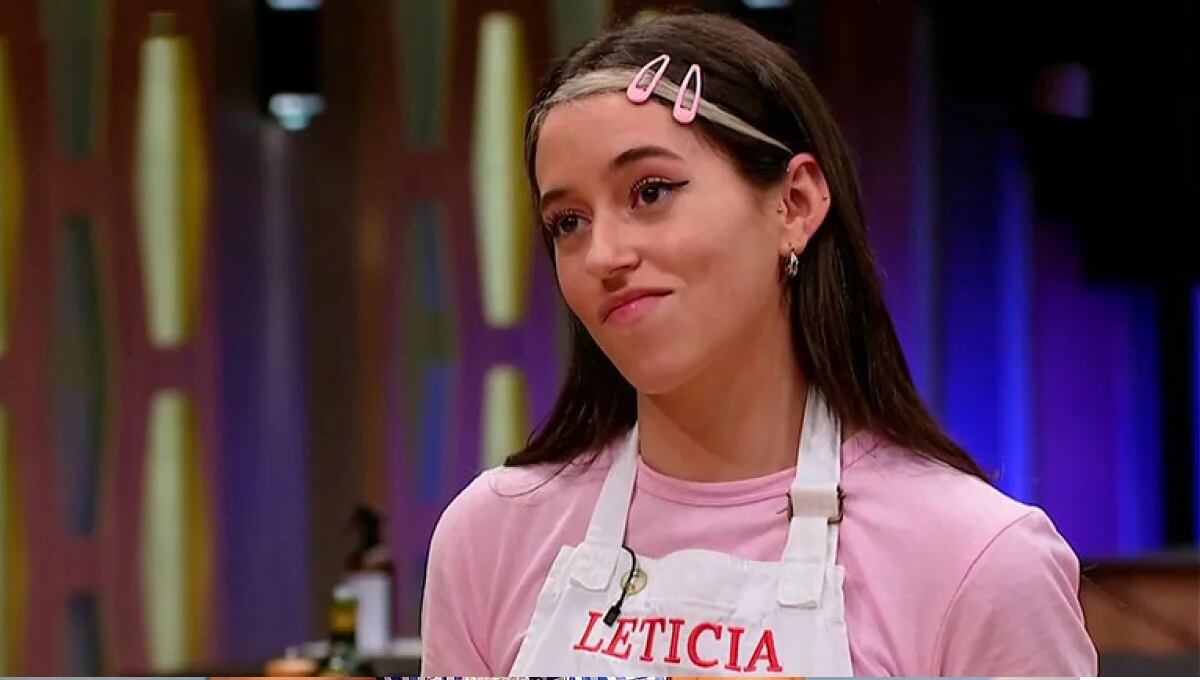 Leticia Siciliani en "Masterchef Celebrity" (Telefe)