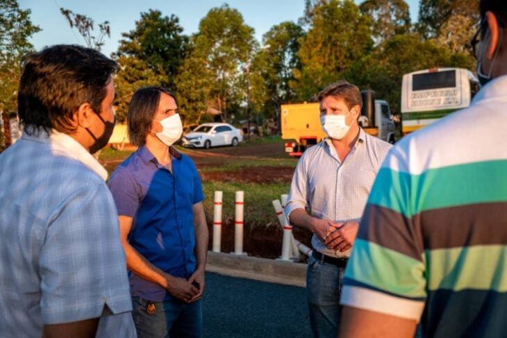 Colonia Guaraypo: la DPV ejecuta obras de pavimentación en el acceso